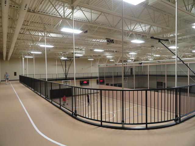 Indoor running track