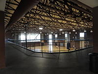 Indoor jogging track.